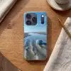 Strand - Schild - Water - Blauw Telefoonhoesje iPhone 17 Pro klein -sfeer1