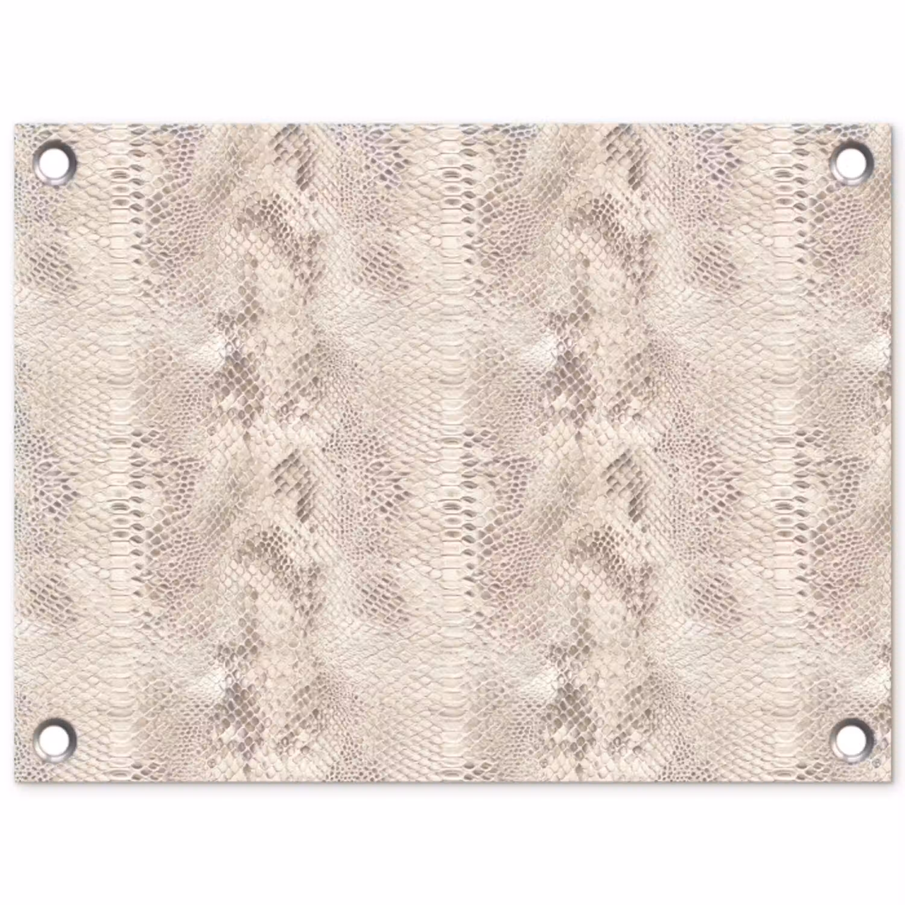 Slang - Patroon - Beige tuinposter los doek klein 239 -3d