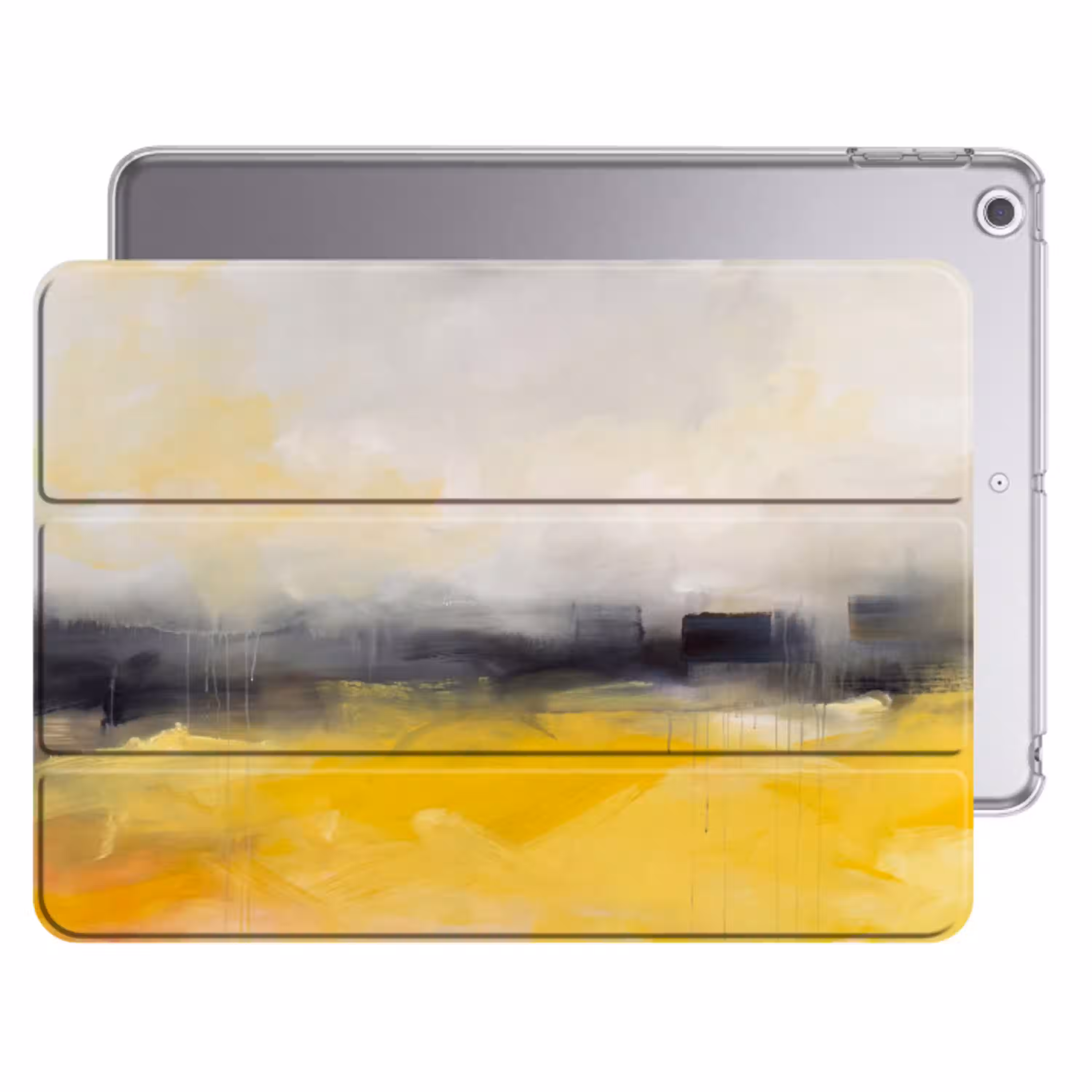 Abstract - Landschap - Modern - Geel Apple iPad 2017 middel -threedimensional_3d_global