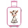 Baby koe Kinderkoffer - Roze klein -zz3dotto