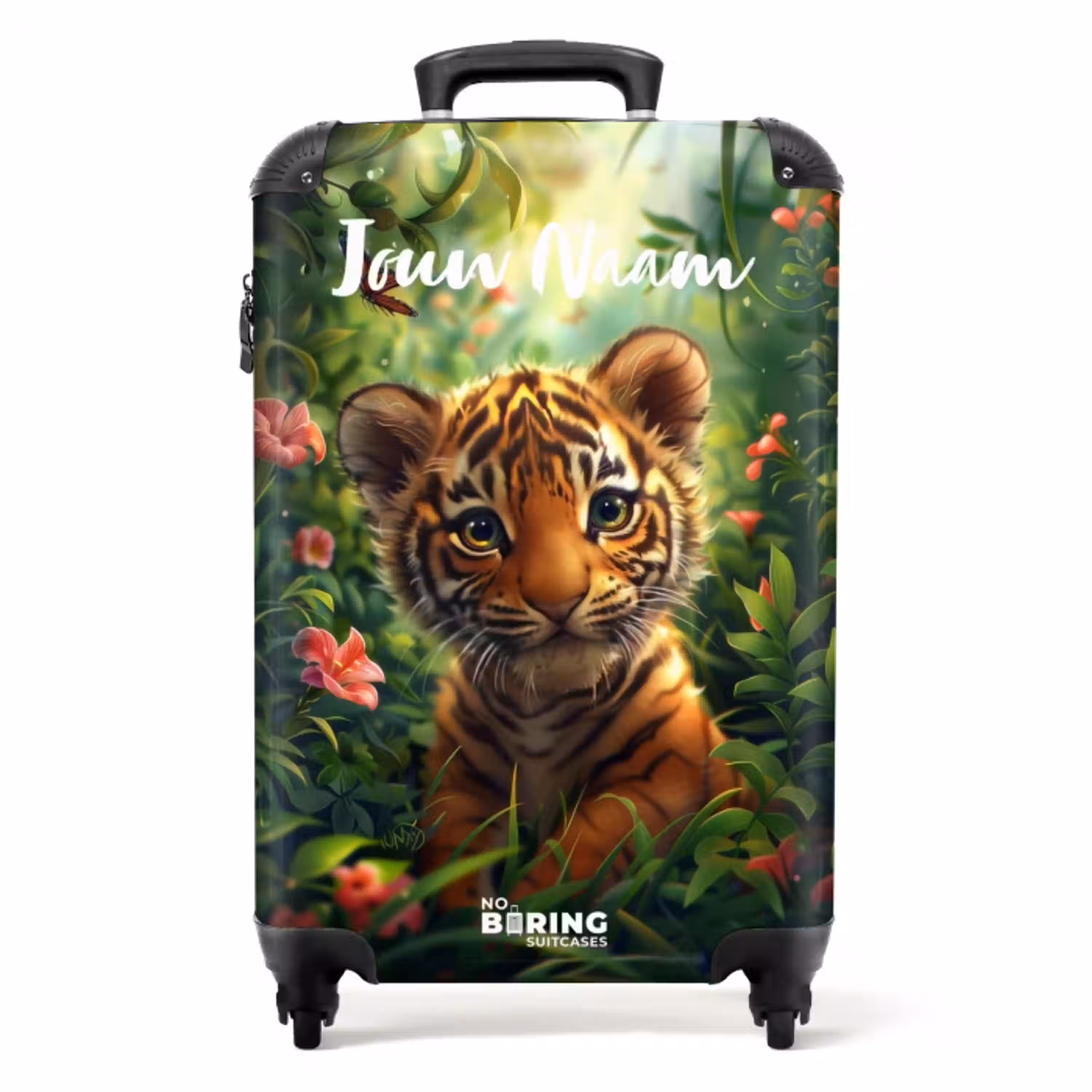 Tommy tijger NBS - Handbagage koffer - Kinderen Unisex middel -productfoto_recht