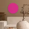 Fuchsia - Neon - Kleuren Wandcirkel kunststof plaat 5mm dik klein 188 -sfeer1
