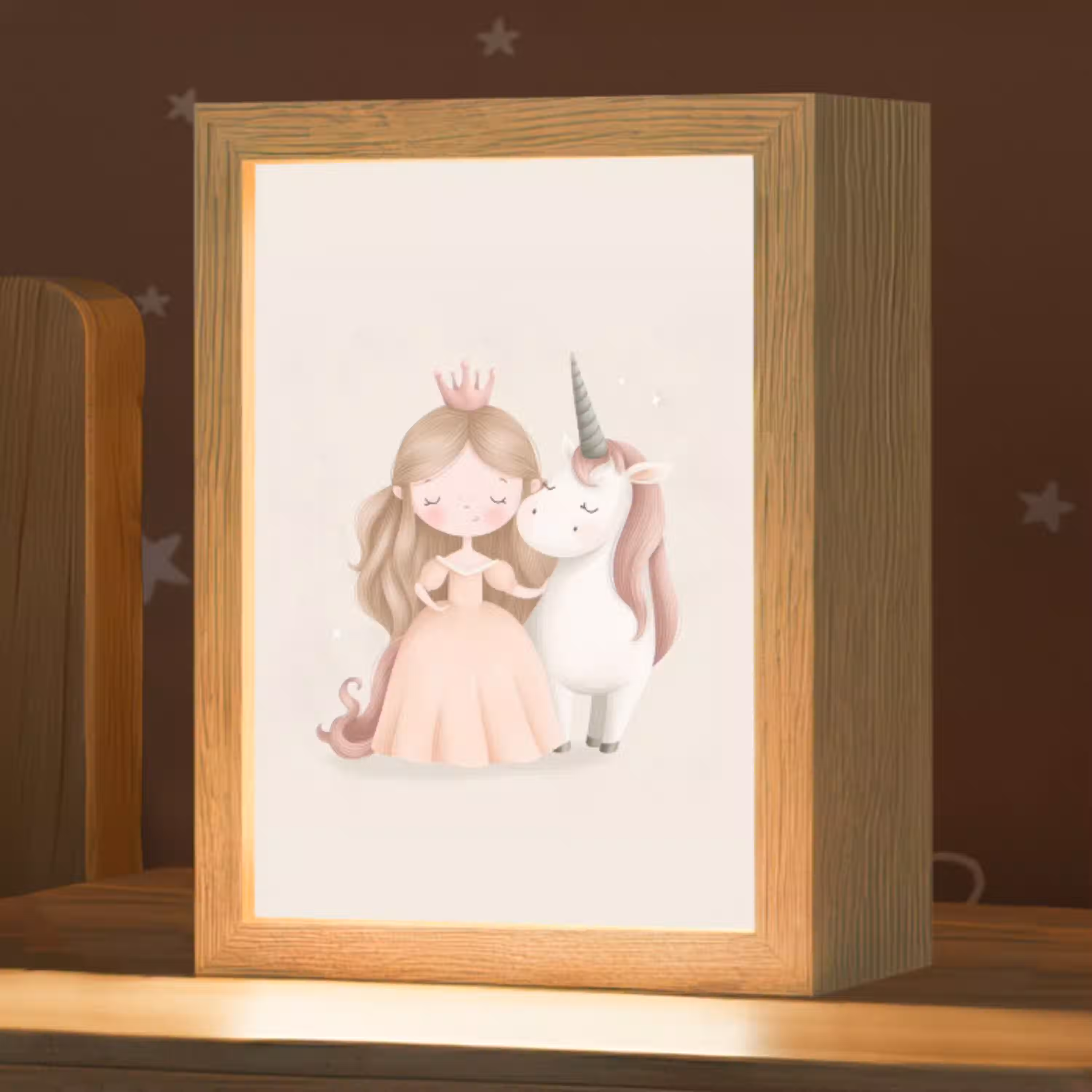 Prinses - Eenhoorn - Pastel Light Box met kabel klein -zzz_3d_website