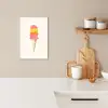 Schepijs - Hoorntje - Illustratie - Minimalistisch KitchenYeah - Keuken - Canvas klein -sfeer1