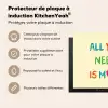 Hartje -  Moeder - Tekst - Kleurrijk Inductie beschermer vinyl 3mm middel -usfeer2_FR