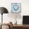 Hartvormig - Tie dye - Pasteltinten - Lichtgroen plexiglas 5mm klein -sfeer6