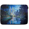 Stad Kuala Lumpur - Skyline - Wolkenkrabbers - Water laptophoes neopreen klein -zkaufland3dotto