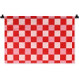 Vierkant - Klassiek - Rood Wandkleed katoen klein 269 -zz3d