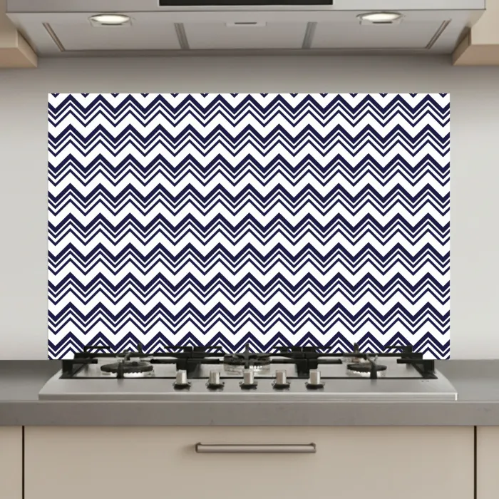 Oceaan - Golven - Blauw - Wit keuken achterwand spatscherm klein 900 -3d_website
