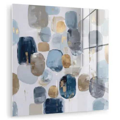Abstract - Goud - Vormen plexiglas 5mm klein -zzzproduct_nieuw