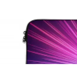 Abstract - Light - Burst - Modern - Colorful laptophoes neopreen klein -detail