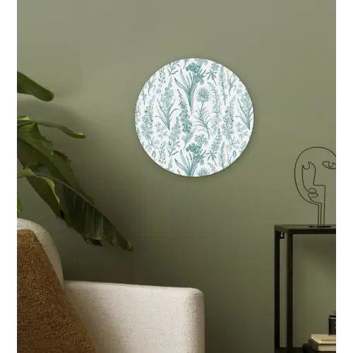 Lovely - Garden - Emerald Wandcirkel kunststof plaat 5mm dik klein 188 -sfeer3