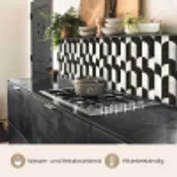 Bogen - Tegels - Marmer - Zwart - Wit keuken achterwand 2 middel 871 -usp_DE