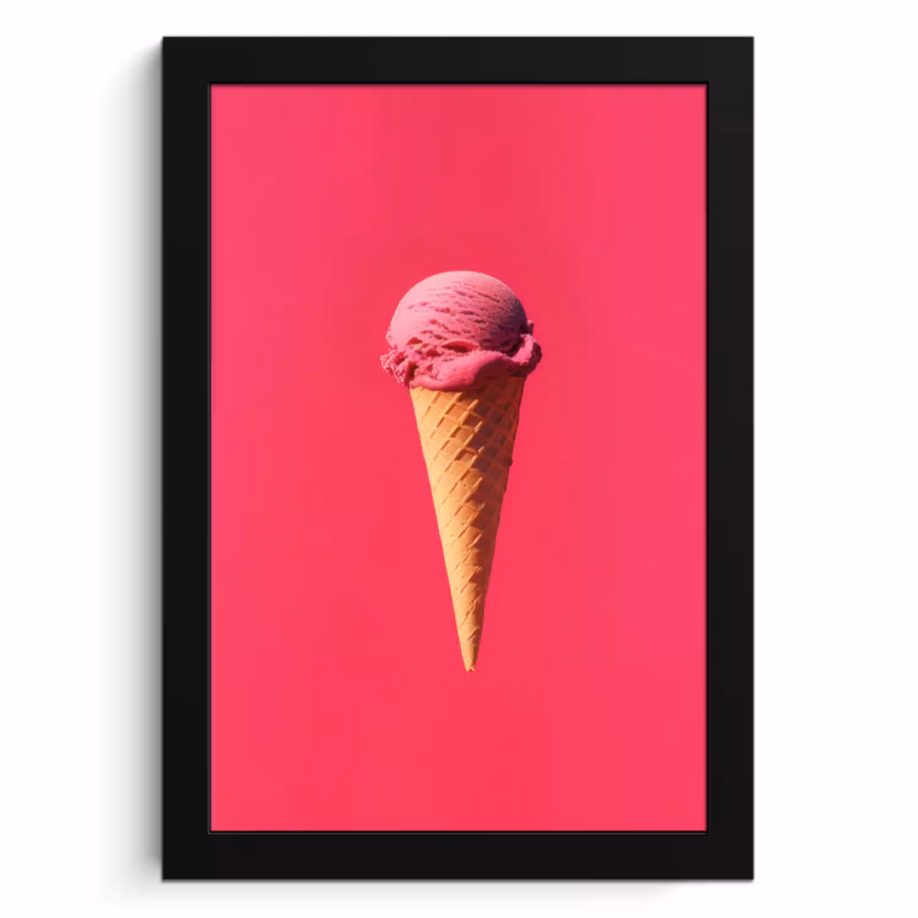 Schepijs - Roze - Hoorntje KitchenYeah - Keuken - Fotolijst klein -3d