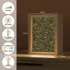 Spat - Waterverf - Geel - Zwart Light Box met kabel (Tafellamp) klein 925 -USP_NL