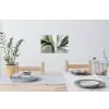 Natuur - Abstract - Groen - Penseelstreken Muursticker klein -eettafel