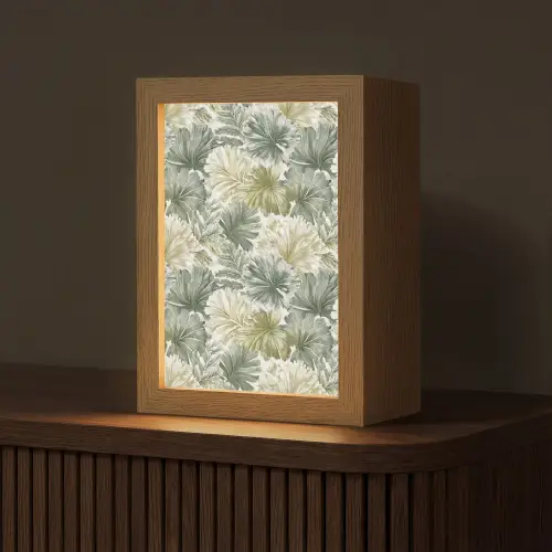 Bladeren - Botanisch - Groen Light Box met kabel (Tafellamp) klein 925 -z3d_website