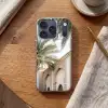 Gebouw - Palmbomen - Beige - Zon Telefoonhoesje iPhone 17 Pro klein -sfeer1