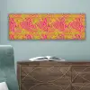 Neon - Zebra - Roze - Groen canvas 2cm klein 828 -sfeer4