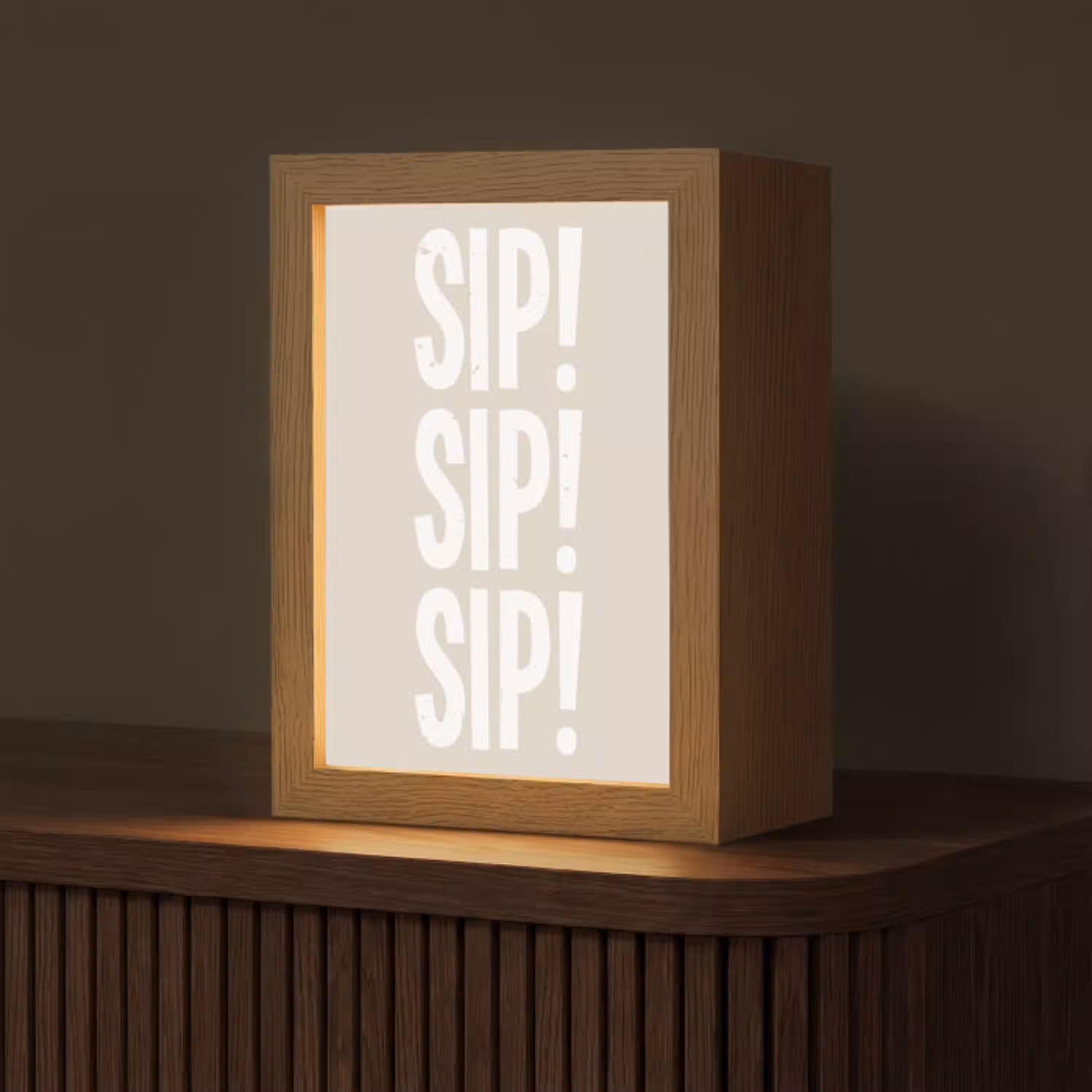 Vintage - Decoratie - Japandi - Wit Light Box met kabel (Tafellamp) klein -z3d_website