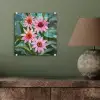 Bloemen - Roze - Glasmozaïek plexiglas 5mm klein -sfeer3