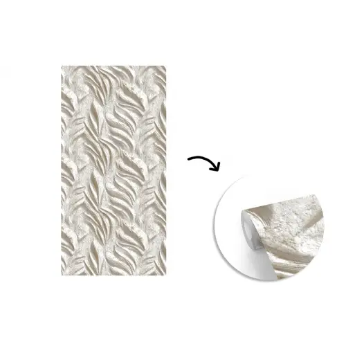 Textuur - Reliëf - Beige fotobehang vinyl groot 64 -3d