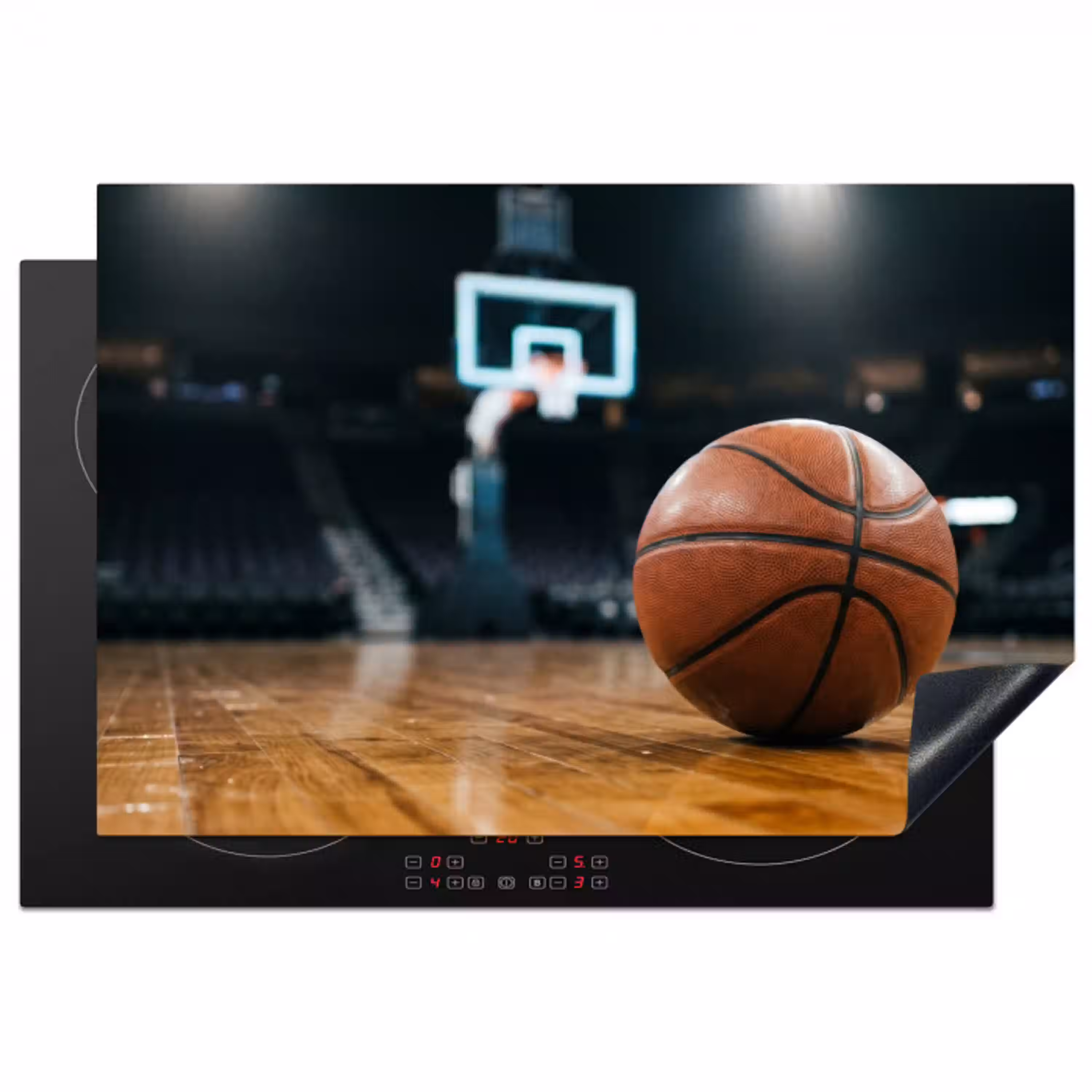 Basketbal - Arena - Sport Inductie beschermer vinyl 3mm klein -3d