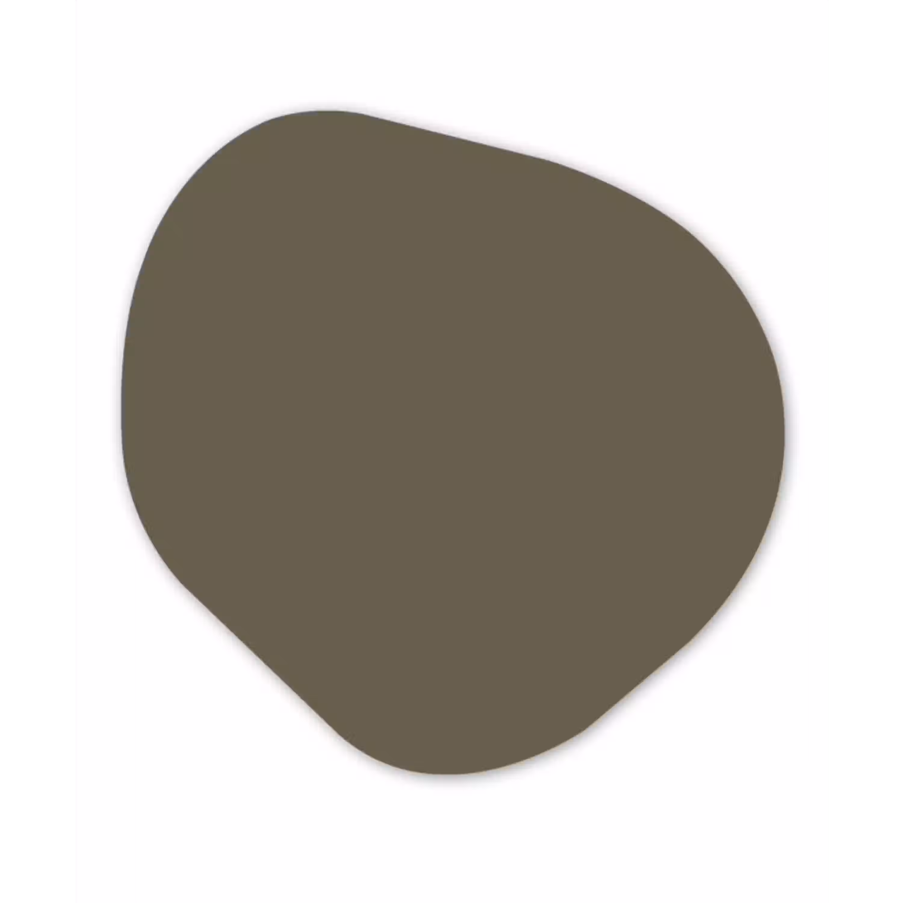 Deep - Khaki - Groen Wandcirkel Organisch Forex 3mm klein 629 -3d