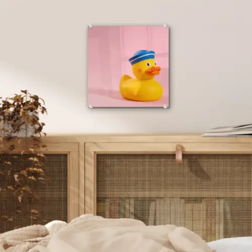 Matroos - Eend - Roze plexiglas 5mm klein -sfeer4