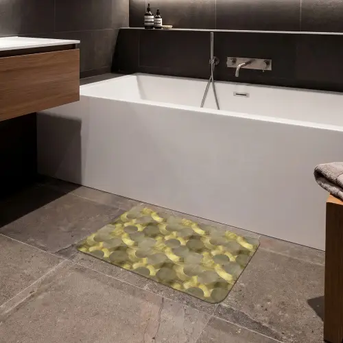 Modern - Geometrisch - Goud Badmat klein 997 -sfeer3