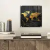 Wereldkaart - Goud - Marmer plexiglas 5mm klein -sfeer1
