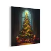 Kerstboom - Cadeau - Kerst - Winter aluminium wit klein -3d