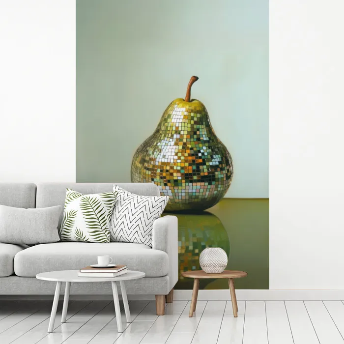 Fruit - Disco - Art - Glitter fotobehang vinyl groot -woonkamer