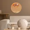Drank - Oranje - Glitter - Disco Akoestische PET Vilt - Rond klein -sfeer1