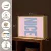 Nice - Paars - Roze Light Box met batterij (Wandlamp) middel -USP_websiteoverzichtNL
