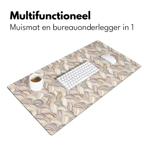 Abstract - Golvend - Pastel Muismat XXL klein 681 -sfeer4