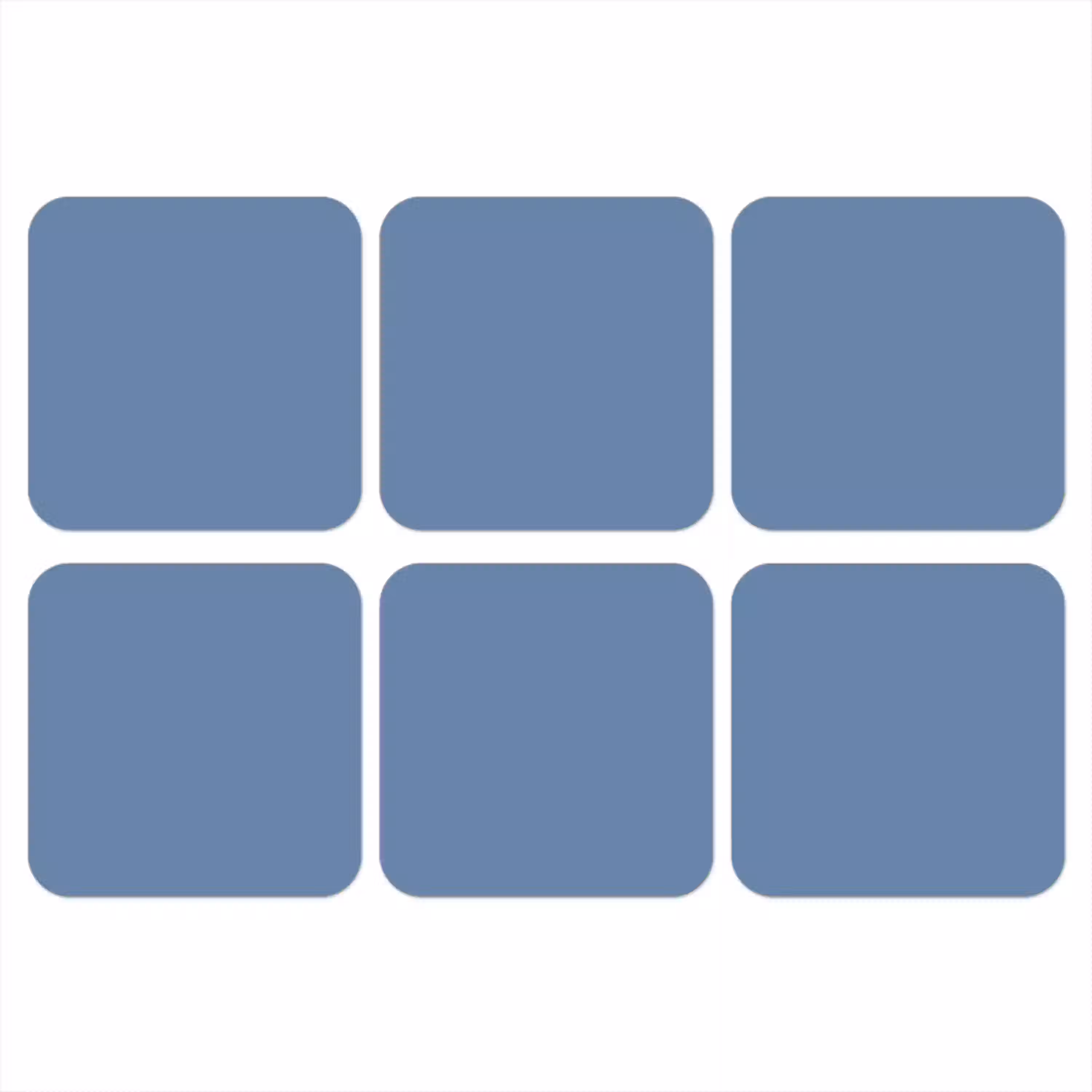Denim - Breeze - Blauw onderzetter kurk middel 366 -3d