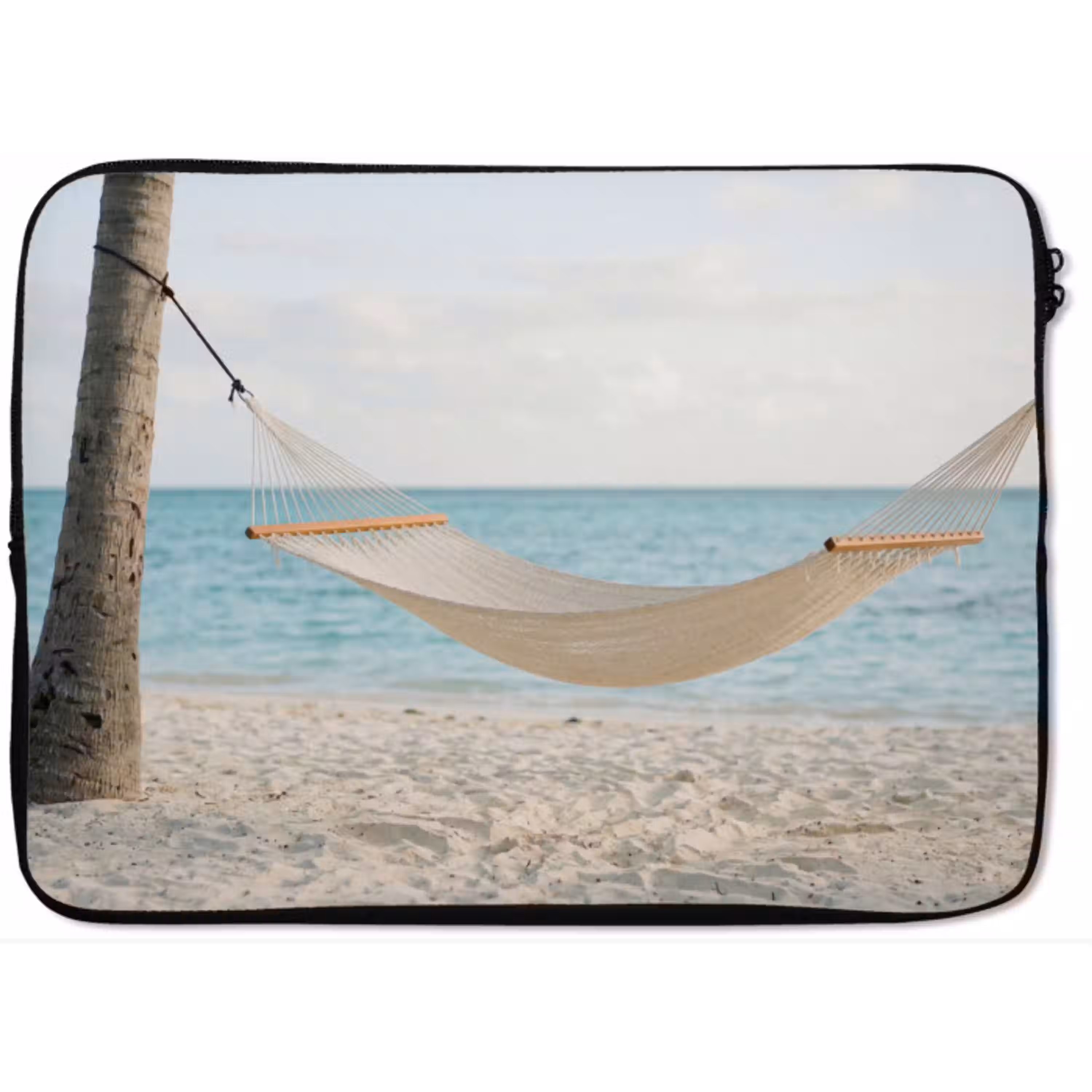 Hangmat - Strand - Wit laptophoes neopreen klein -zkaufland3dotto