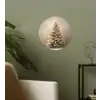 Kerst - kerstboom - Sneeuw - Art Wandcirkel behangsticker klein -sfeer2