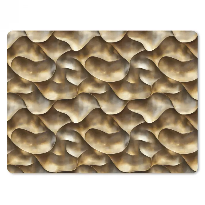 Abstract - Antiek - Goud muismat rubber klein 262 -3d