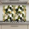 Penseelstrepen - Mos - Groentinten keuken achterwand spatscherm klein 900 -3d_website