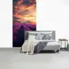 Lavendelveld - Quote - Zonsondergang fotobehang vinyl groot -slaapkamer