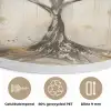 Boom - Beige - Goud - Verflook - Grijs Akoestische PET Vilt - Rond klein -closeup_NL