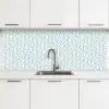 Design - Geometrie - Patroon - Groen keuken achterwand 2 middel 871 -3d