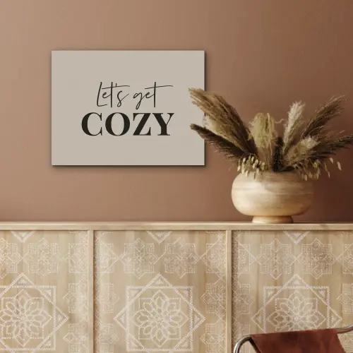 Beige - Winter - Quote - Cozy PET vilt klein -sfeer4