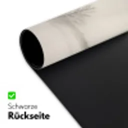 Boom - Mist - Sneeuw - Winter - Minimalistisch Muismat XXL klein -ysfeer2_duits