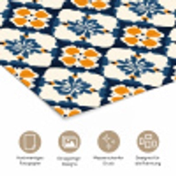 Klassiek - Geometrisch - Blauw poster papier klein 62 -tcloseup_DE