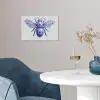 Bij - Modern - Delfts - Blauw poster papier klein -sfeer3