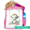 Draak - Baby dier - Kinderen Kinderrugzak - Roze middel -inhoud_NL