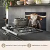 Stier - Kleurrijk - Hoorns keuken achterwand spatscherm klein -usp_FR